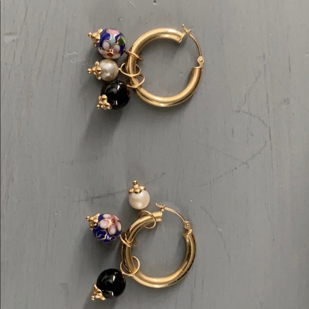 Hoop earrings